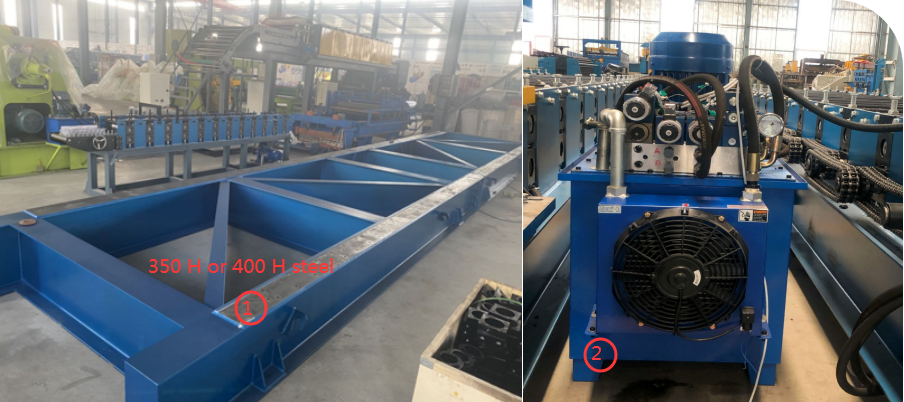 double layer metal roofing roll forming machine