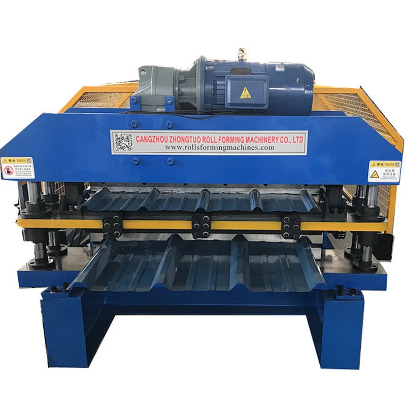 Motor shearing double layer roll forming machine for R panel and Ag panel sheets in United States Market