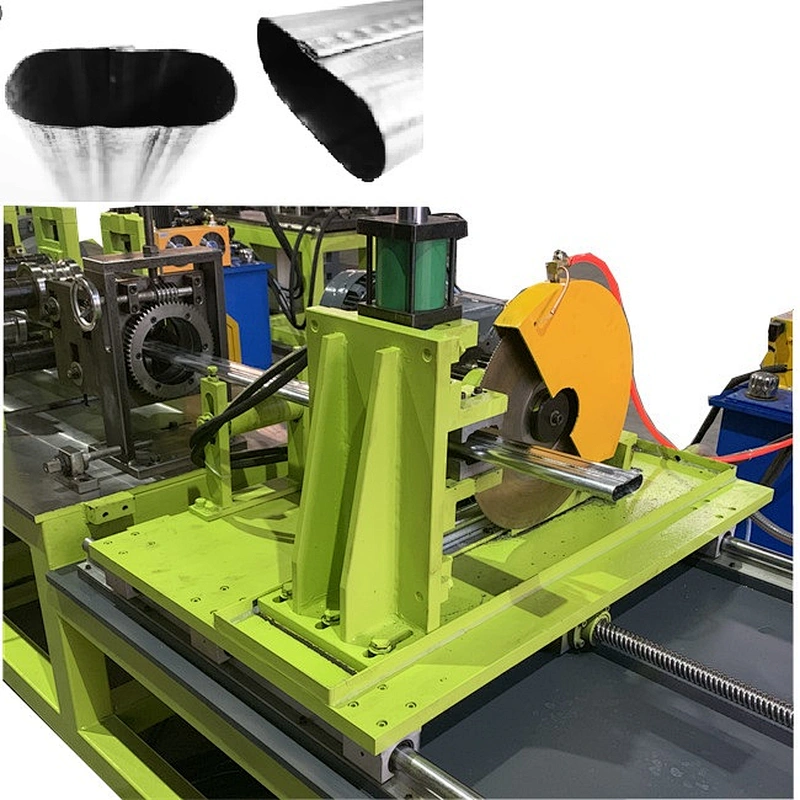 Oval Pipe Roll Forming Machine-Interlocked type