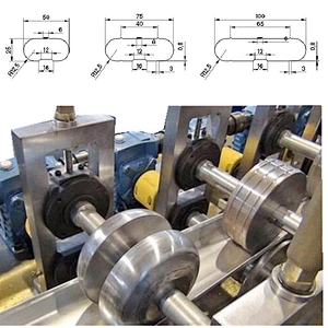 Oval Pipe Roll Forming Machine-Interlocked type