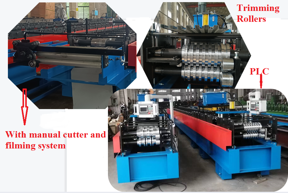 wall cladding roll forming machine