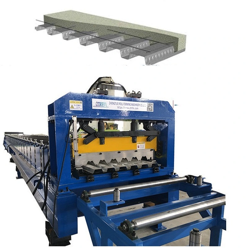 1.5″ Composite Deck Durable Floor Decking rolling forming machine for Mexico