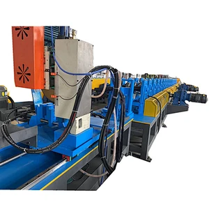 P beam step beam roll forming machine for warehouse shelf