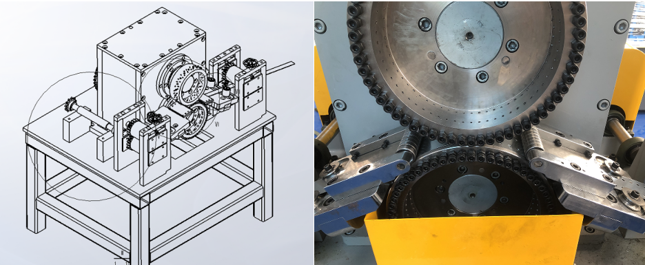 rotary punching machine for wall angle roll forming machine