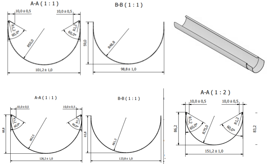 gutters rolling forming machine