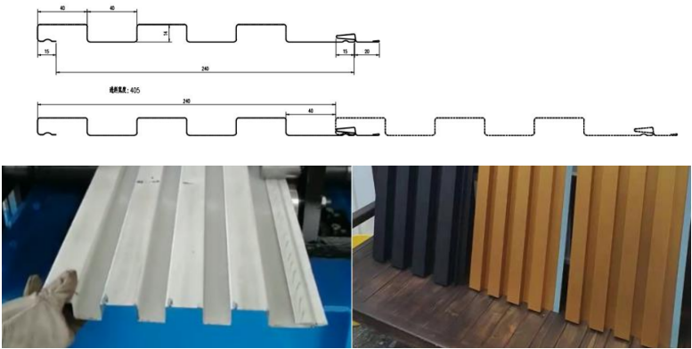 Wall cladding panel roll forming machine