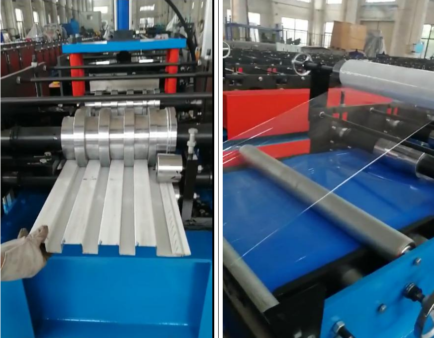Wall cladding panel roll forming machine