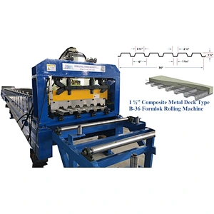 1.5″ Composite Deck Durable Floor Decking rolling forming machine for Mexico