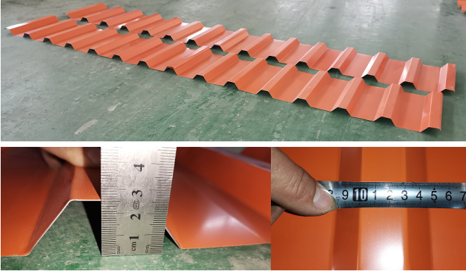 metal roofing sheet roll forming machine