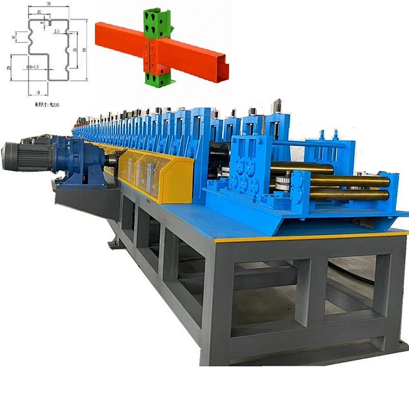 P beam step beam roll forming machine for warehouse shelf