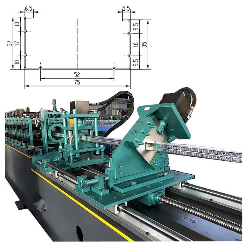 Metal framing stud and track rolling forming machine