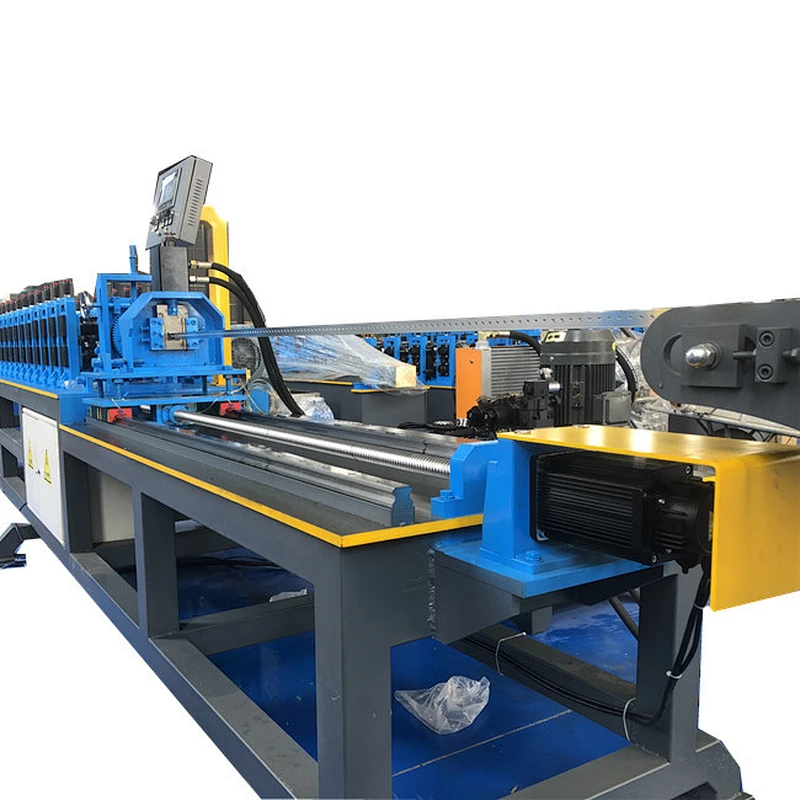 Light duty and heavy duty slotted angle roll forming machine