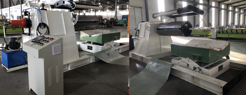 Metal sheet punching production line