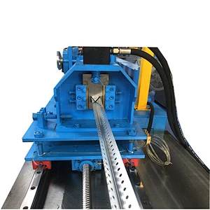 Light duty and heavy duty slotted angle roll forming machine