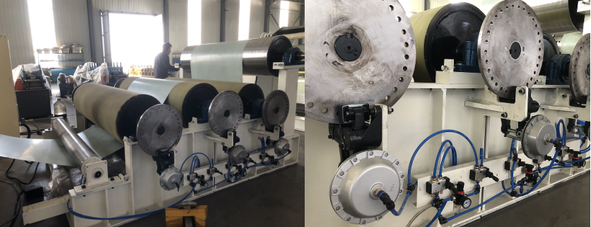 Metal sheet punching production line