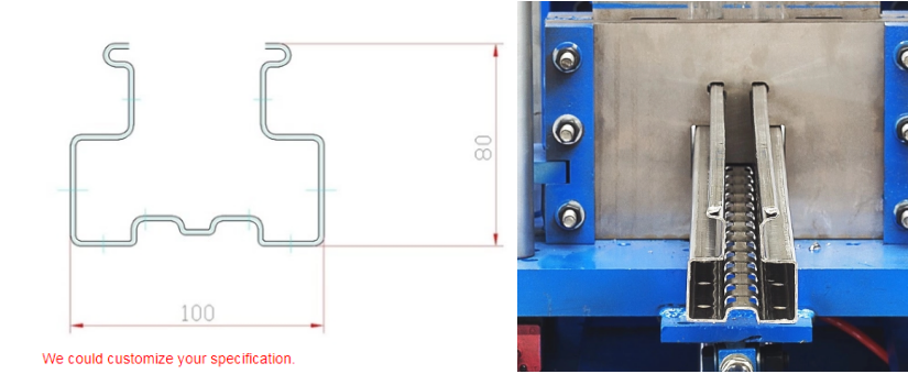 Rack Upright Roll Forming Machine