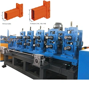 Automatic box beam rolling forming machine