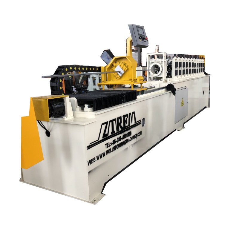 Fully automatic U channel for drywall U stabilizer rolling machine