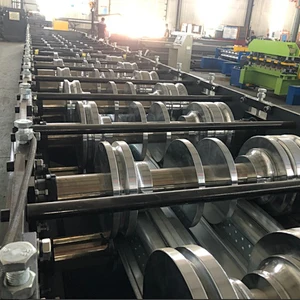 Composite metal floor decking rolling forming machine