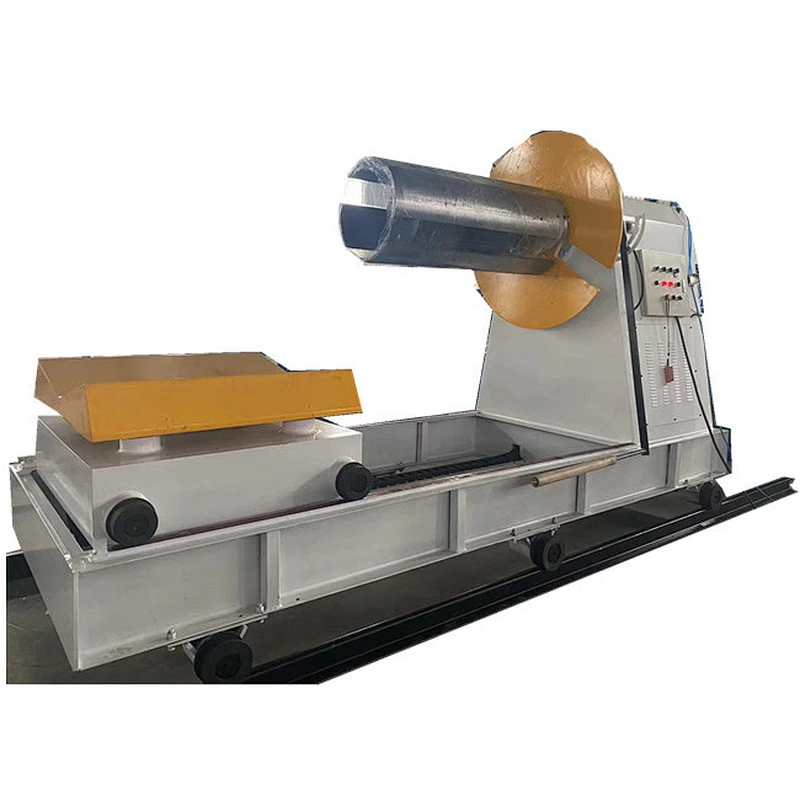 Movable hydraulic decoiler automatic type 5 ton, 7 ton and 10 ton available