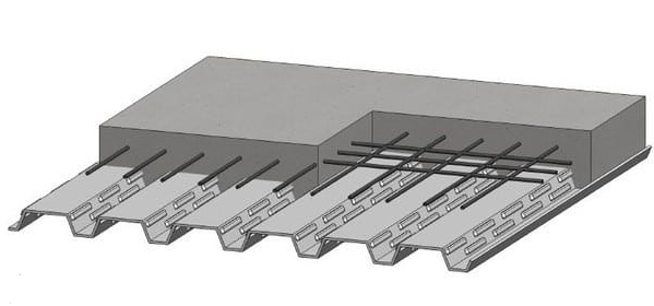 Composite Metal Deck rolling forming machine