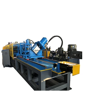 Automatic Multi size Adjustable C Channels & Box Channels rolling forming machine