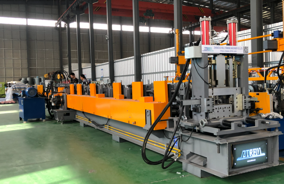 Automatic C Z purlin roll forming machine