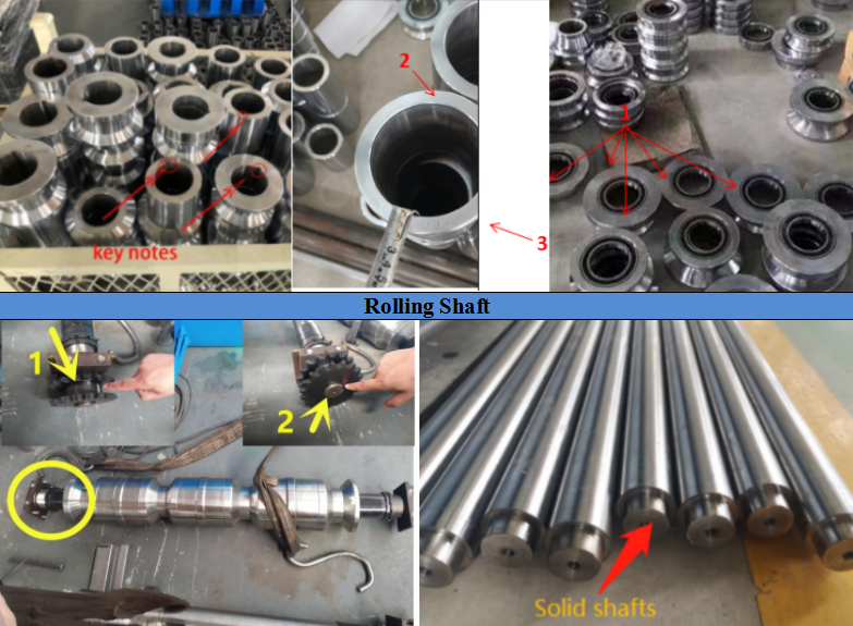 Metal roofing sheet roll forming machine