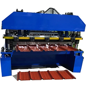 Metal roofing sheet rolling forming machine for Saudi Arabia