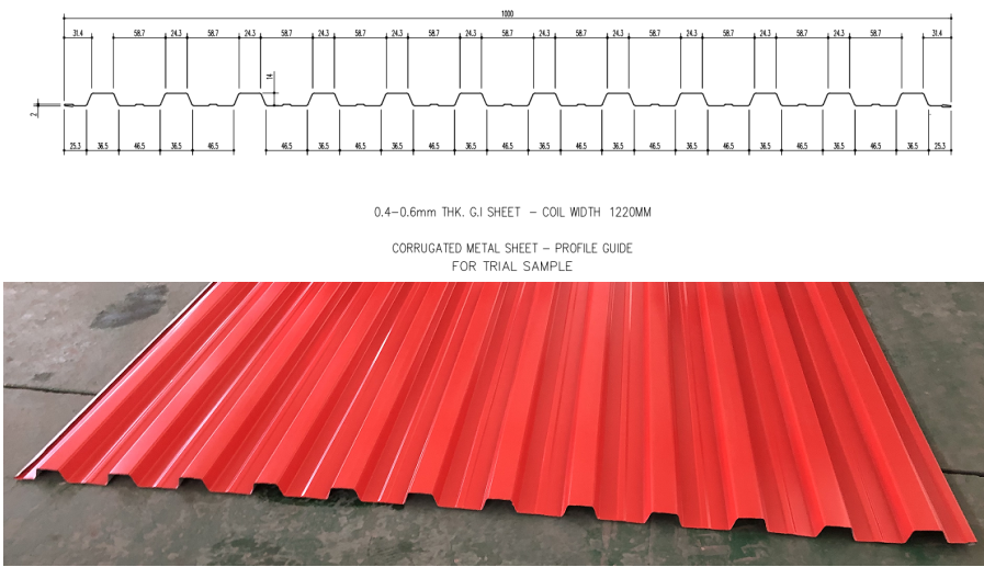 Australia type roller shutter machine