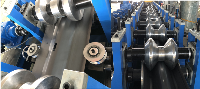 guardrail rolling forming machine