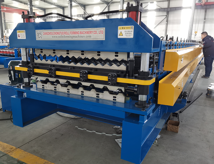metal roofing sheet roll forming machine
