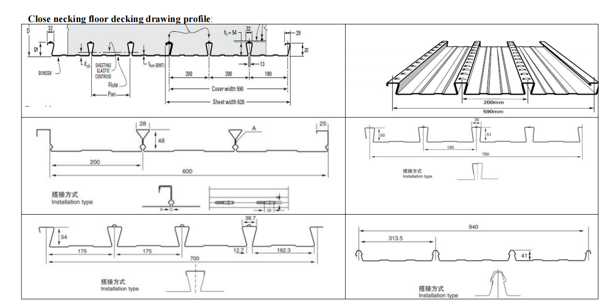 steel decking roll forming machine