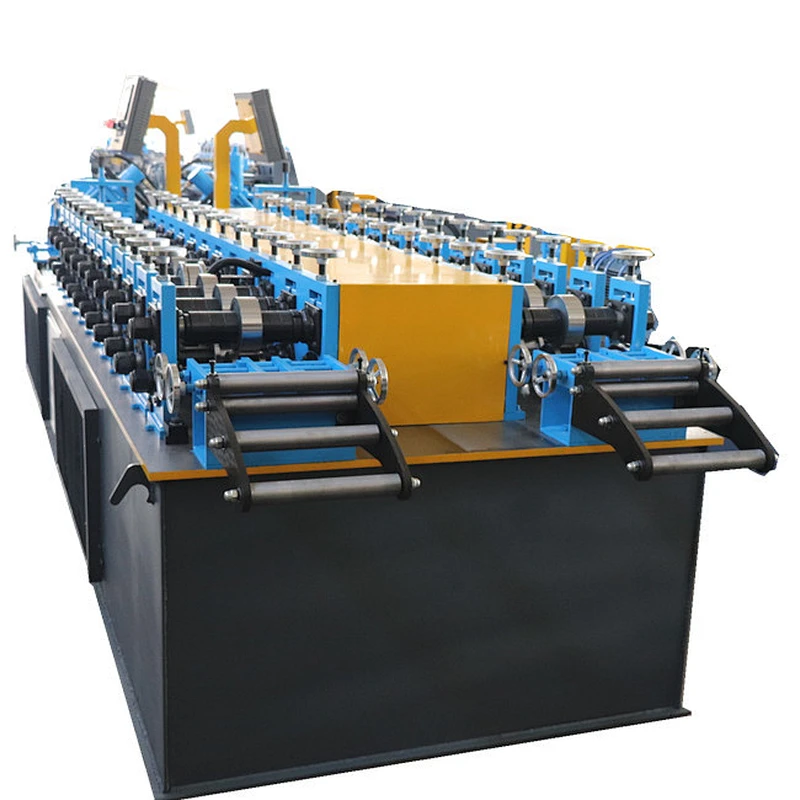 Combined stud and track roll forming machine
