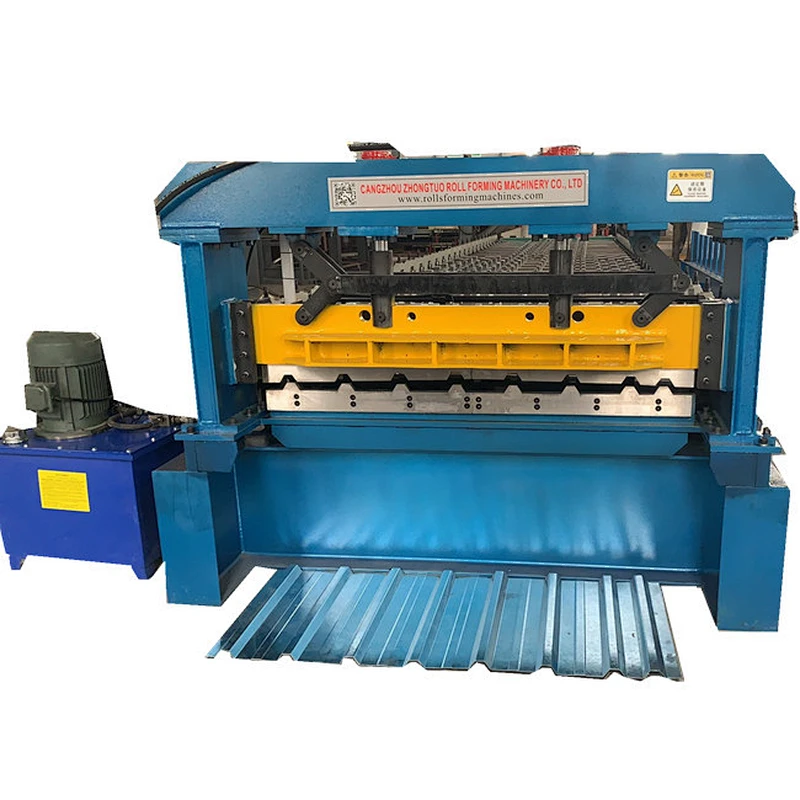 ZHONGTUO Molding frame metal roofing sheet machine