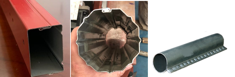 Metal tube making machine