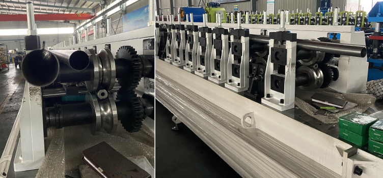 Metal tube making machine