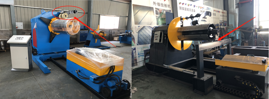 Automatic hydraulic decoiler