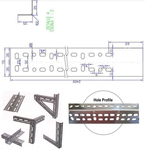 slotted angle roll forming machine