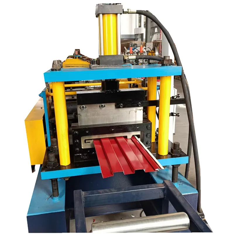 Wall cladding panel roll forming machine or flush panel machine