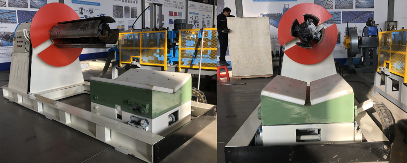 Metal sheet punching production line