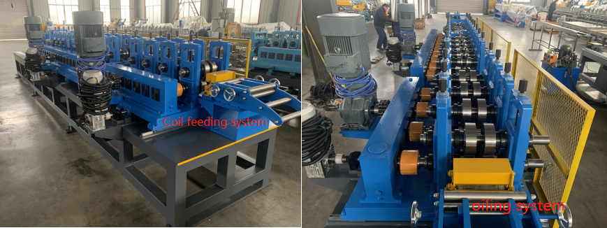 metal stud and track rolling forming machine