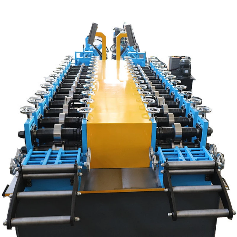 Combined stud and track roll forming machine