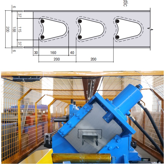Logical wall structural wall stud and track rolling forming machine