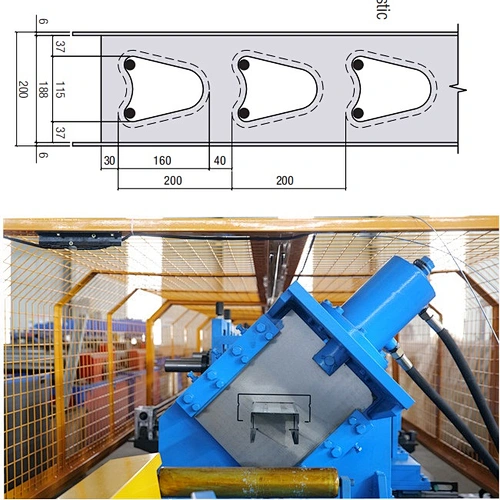 Logical wall structural wall stud and track rolling forming machine