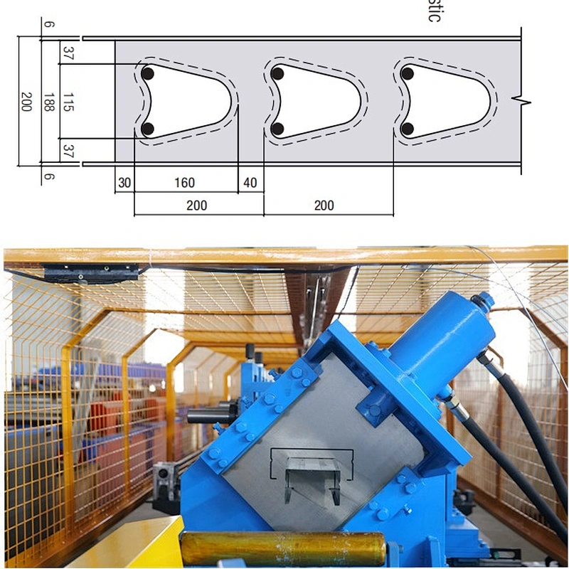 Logical wall structural wall stud and track rolling forming machine
