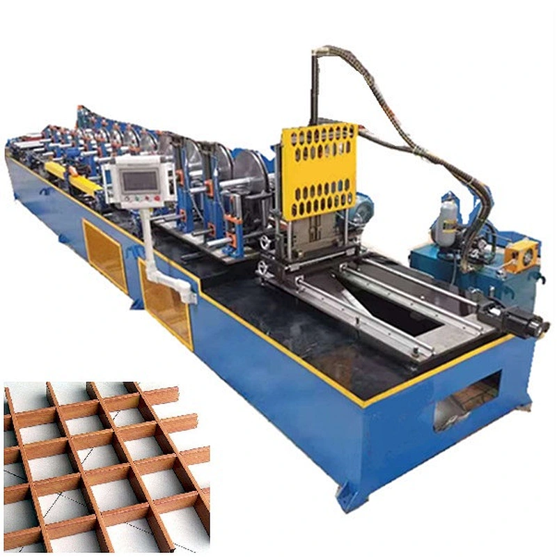 Grille ceiling metal stud making machine