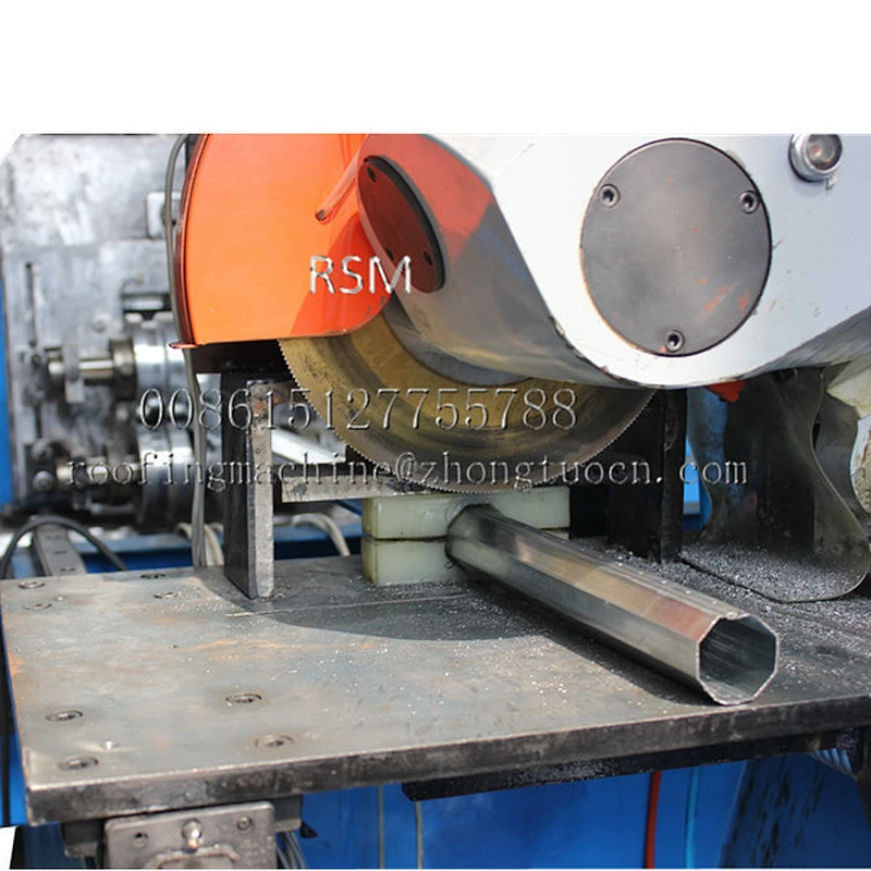 Octagonal Tube roll forming machine/ interlocked round pipe roll forming machine