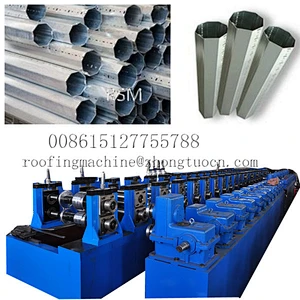 Octagonal Tube roll forming machine/ interlocked round pipe roll forming machine