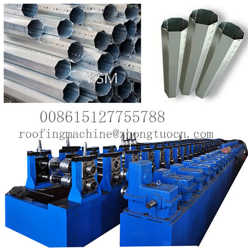 Octagonal Tube roll forming machine/ interlocked round pipe roll forming machine